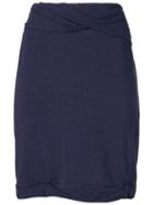Romeo Gigli Pre-owned Draped Mini Skirt - Purple