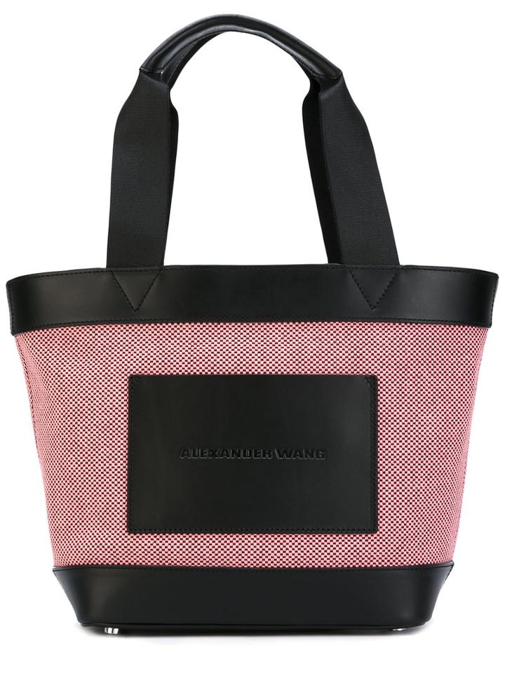 Alexander Wang Canvas Top Bag, Women's, Black, Cotton/leather