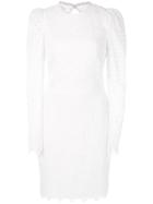 Rebecca Vallance Scalloped Lace Dress - White