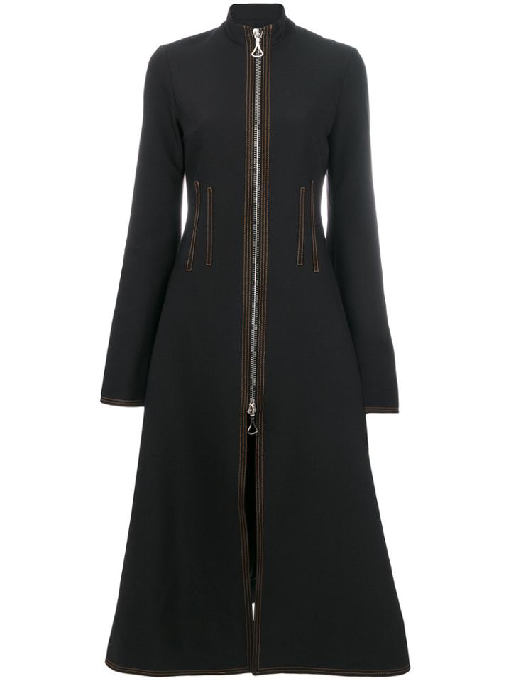 Ellery Flared Zipper Dress - Black