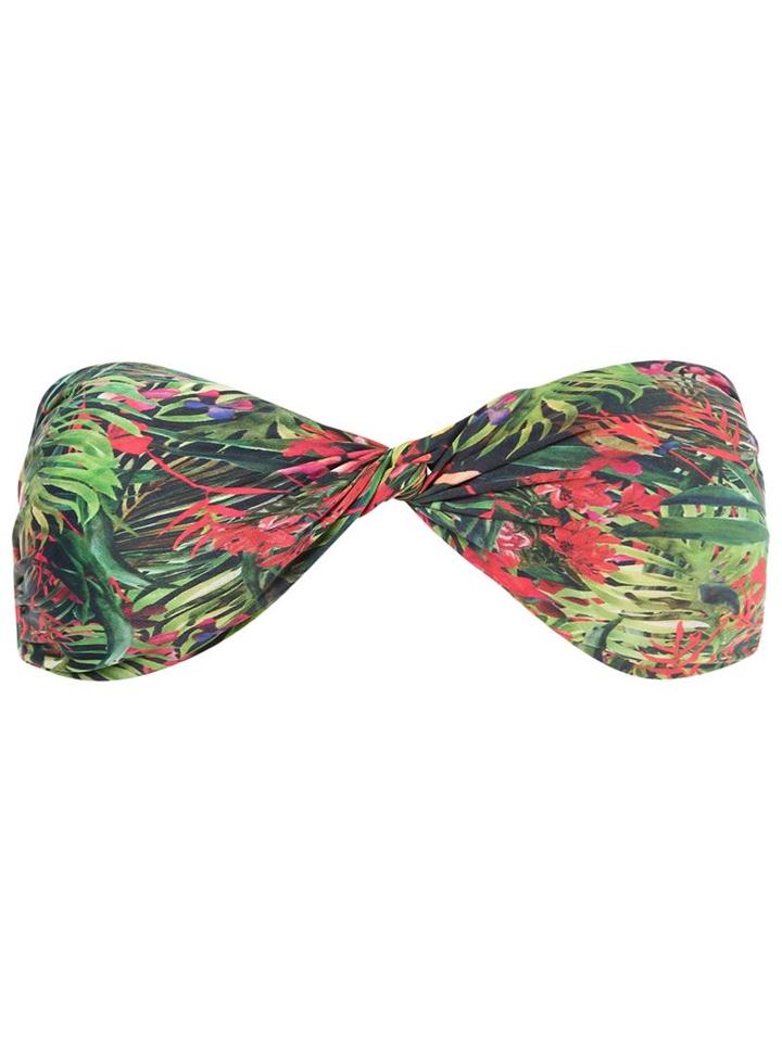 Lygia & Nanny Twist Detail Floral Bikini Top