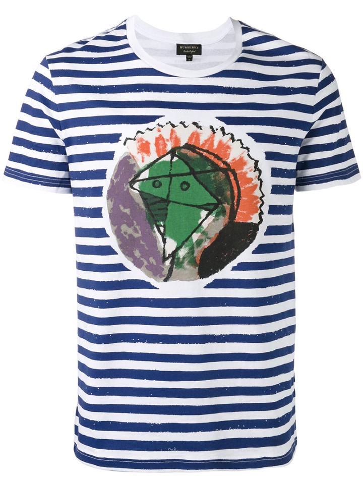 Burberry - Graphic Print T-shirt - Men - Cotton - L, White, Cotton