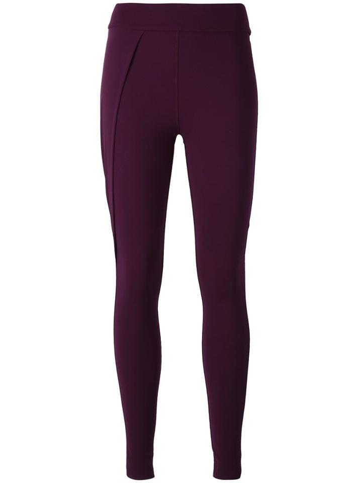 No Ka' Oi Pleat Detail Leggings - Pink & Purple