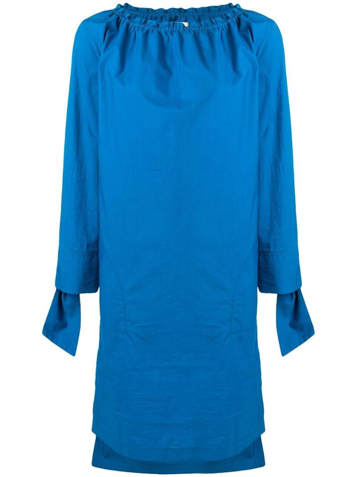 Odeeh Ruched Mini Dress - Blue