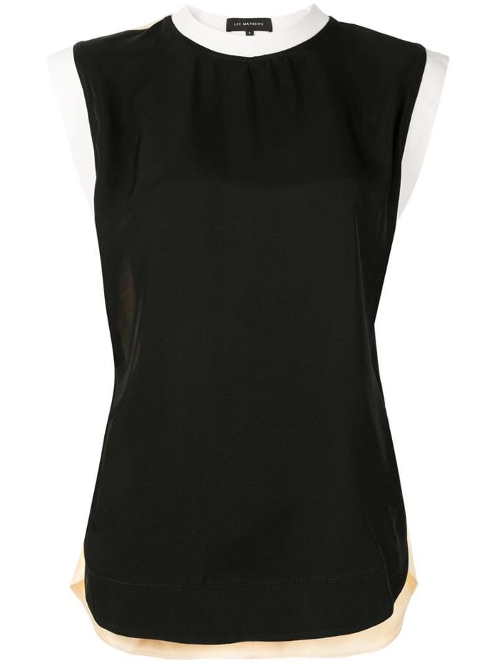 Lee Mathews Colourblock Tank - Blue