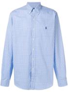 Ralph Lauren Vichy Button Shirt - Blue