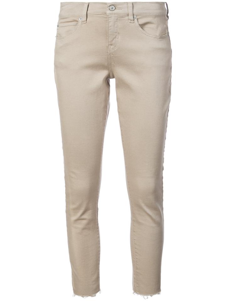 Nicole Miller Slim Fit Trousers - Brown