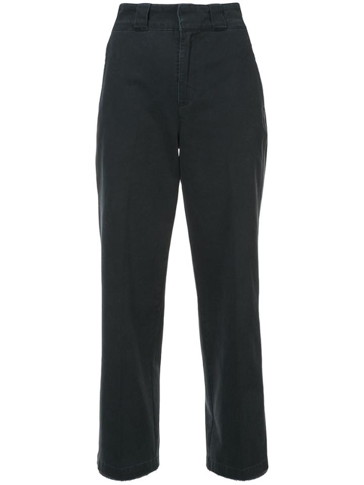 Adaptation Wide Leg Cropped Pants - Black