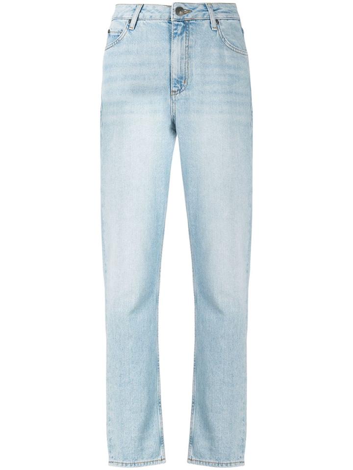 Sandro Paris Parisien Straight Jeans - Blue
