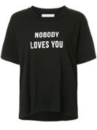 Nobody Denim Nobody Loves You T-shirt - Black