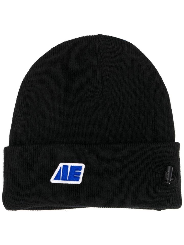 Ader Error Knitted Beanie - Black
