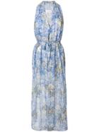 Christian Wijnants Taava Floral High-low Top - Blue