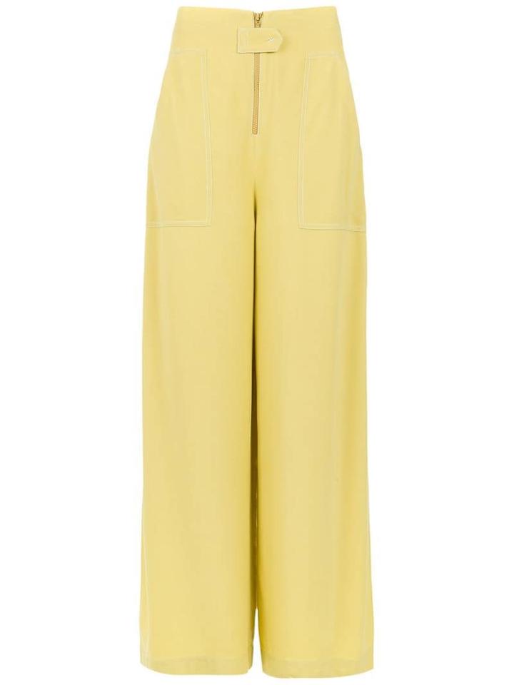 Mara Mac Wide Trousers - Yellow