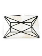 Serpui Panelled Mother Of Pearl Clutch