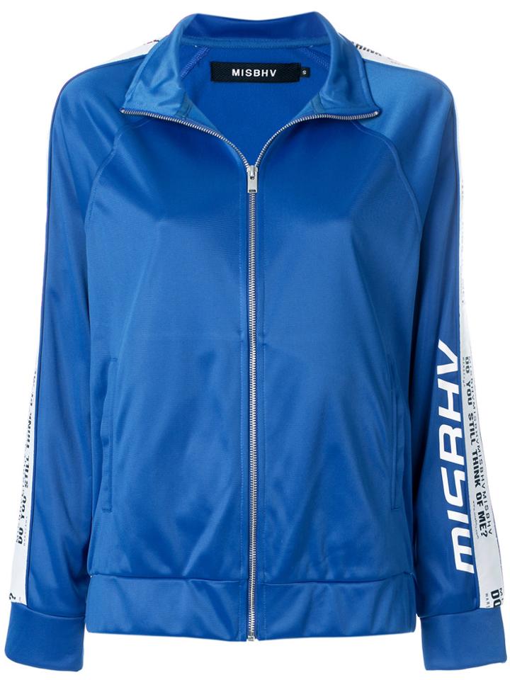 Misbhv Do You Still Think Of Me Bomber Jacket - Blue