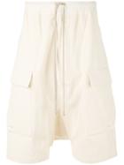 Rick Owens Drkshdw Drop-crotch Shorts - Nude & Neutrals