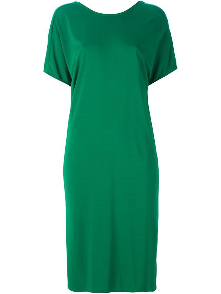 Msgm Draped Back Shift Dress