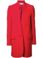 Stella Mccartney 'bryce' Coat, Women's, Size: 40, Red, Cotton/polyamide/rayon/wool