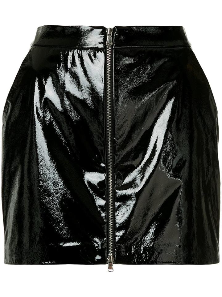 L'agence Zip-up Skirt - Black