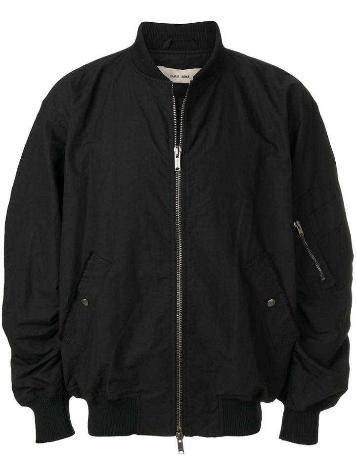 Damir Doma Oversized Bomber Jacket - Black
