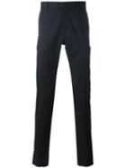 Les Hommes - 'pantalone' Trousers - Men - Cotton/polyamide/spandex/elastane - 44, Black, Cotton/polyamide/spandex/elastane
