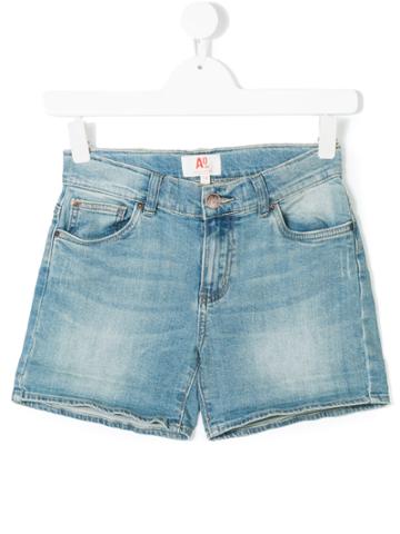 American Outfitters Kids Casual Denim Shorts - Blue