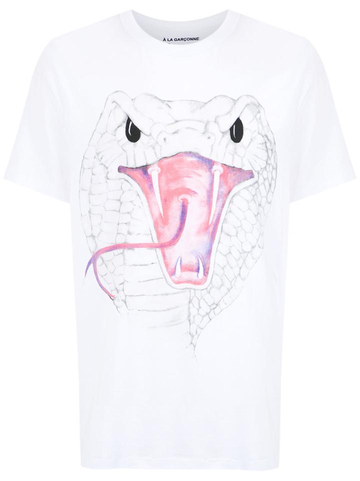 À La Garçonne Printed T-shirt - White