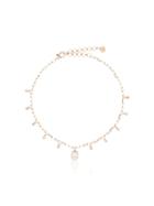 Shay 18kt Rose Gold And Diamond Drop Necklace