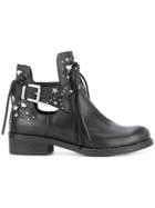 Marc Cain Studded Ankle Boots - Black