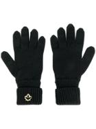 Dsquared2 Logo Plaque Gloves - Black