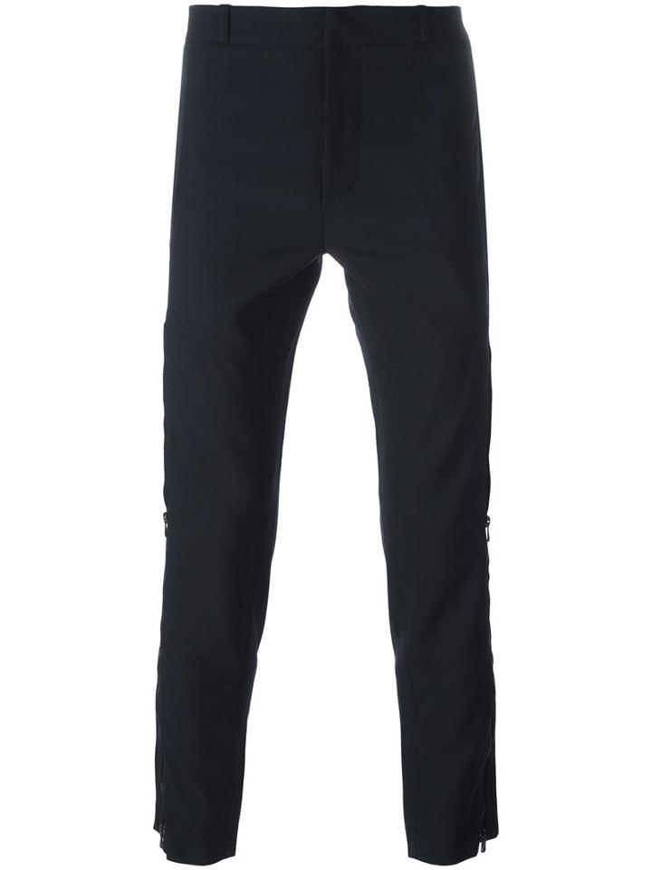 Diesel Black Gold Slim-fit Trousers, Men's, Size: 48, Blue, Polyester/virgin Wool/spandex/elastane/polyamide