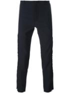 Diesel Black Gold Slim-fit Trousers, Men's, Size: 48, Blue, Polyester/virgin Wool/spandex/elastane/polyamide