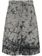 Issey Miyake Rockets Long Drawstring Shorts - Grey