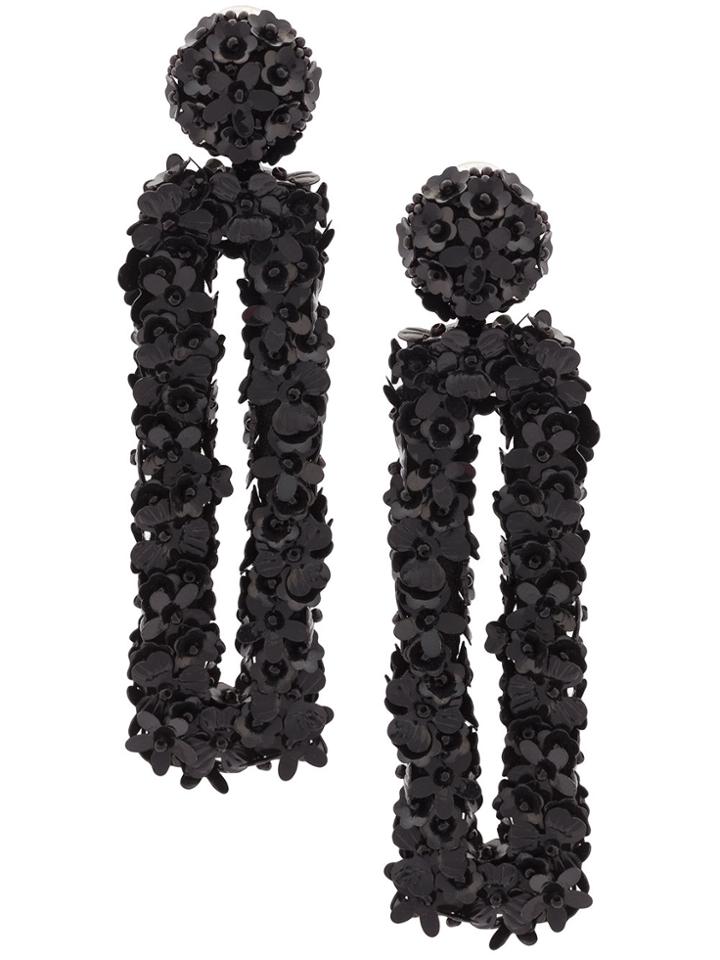 Sachin & Babi Fleur Dawn Earrings - Black