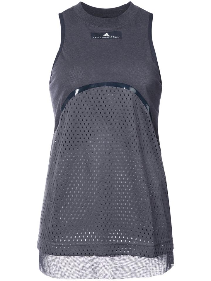 Adidas By Stella Mccartney Perforated Sports Tank - Blue
