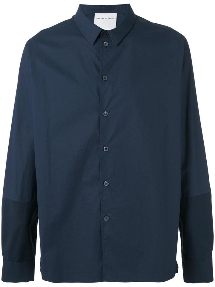 Stephan Schneider - Classic Shirt - Men - Cotton - S, Blue, Cotton