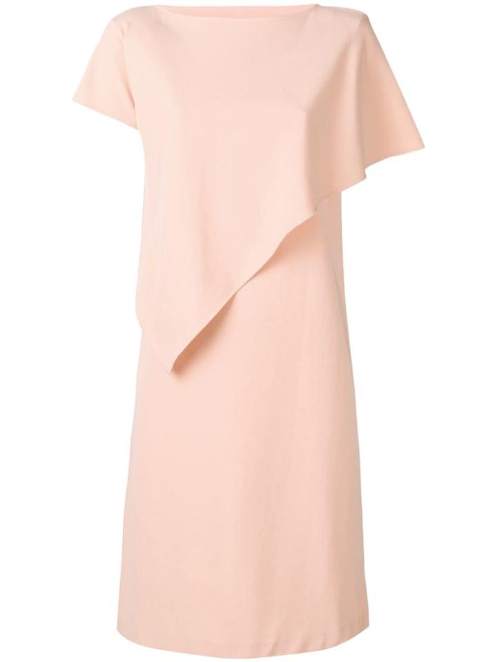 Etro Shift Dress With Cape Detail - Neutrals