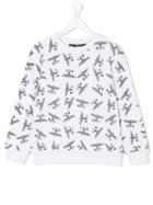 Boy London - Logo Pattern Print T-shirt - Kids - Cotton/spandex/elastane - 11 Yrs, White