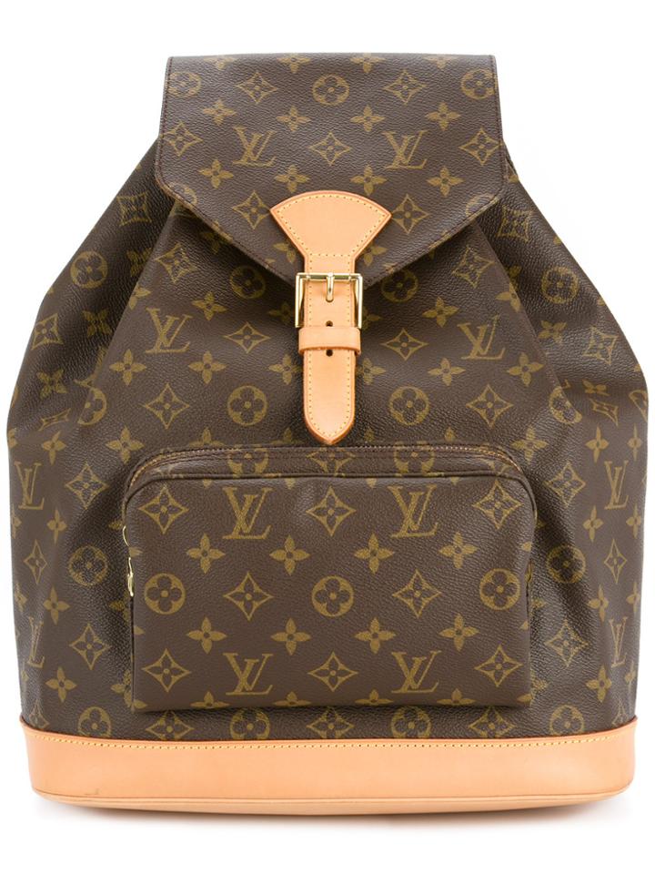Louis Vuitton Vintage Montsouris Gm Vintage Bag - Brown