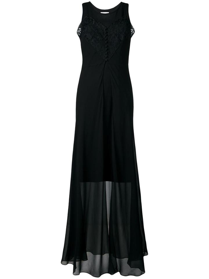Maison Margiela Layered-effect Maxi Dress - Black