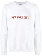 A.p.c. New York City Sweater - Grey