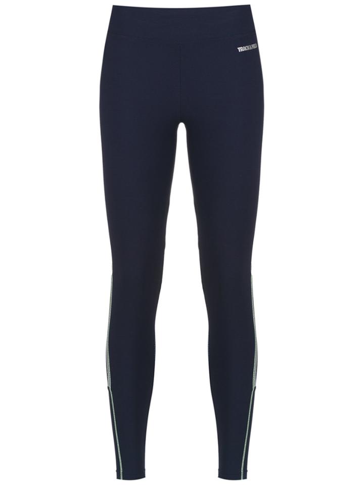 Track & Field Fast Panelled Leggings - Blue