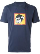 Paul Smith Jeans Monkey Print T-shirt, Men's, Size: Xxl, Blue, Cotton