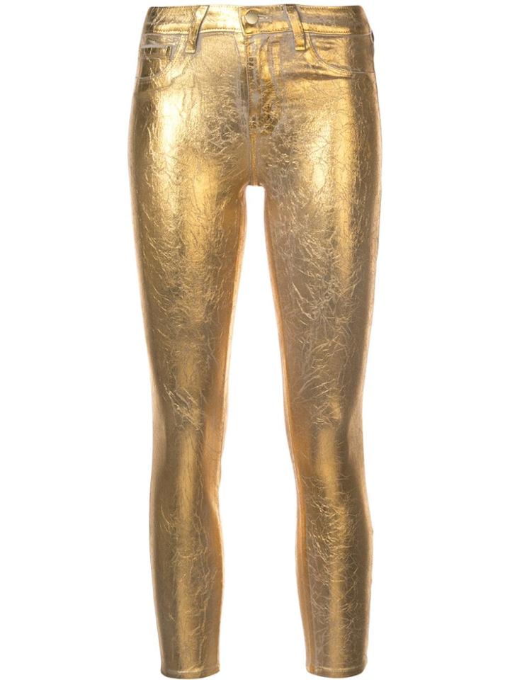L'agence Margot Skinny Jeans - Gold