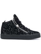 Giuseppe Zanotti Design Kriss Glitter Sneakers - Black