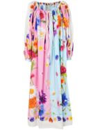 Natasha Zinko Oversized Floral Dress - Multicolour