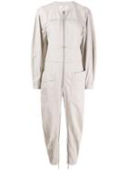Isabel Marant Étoile Leiko Zip-up Jumpsuit - Neutrals