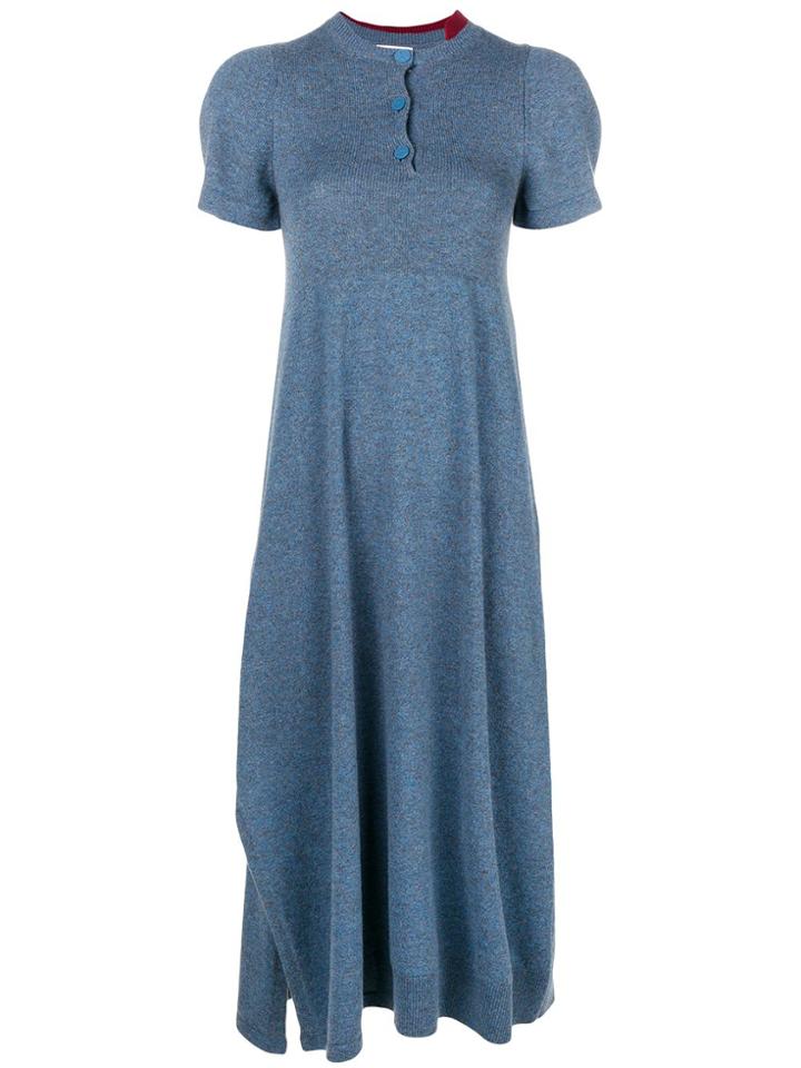 Barrie Knitted Dress - Blue