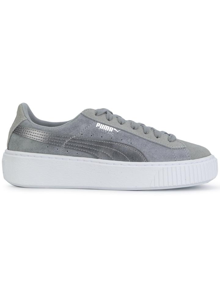 Puma Platform Safari Sneakers - Grey