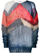 Jil Sander Wave Print Sweater - Blue